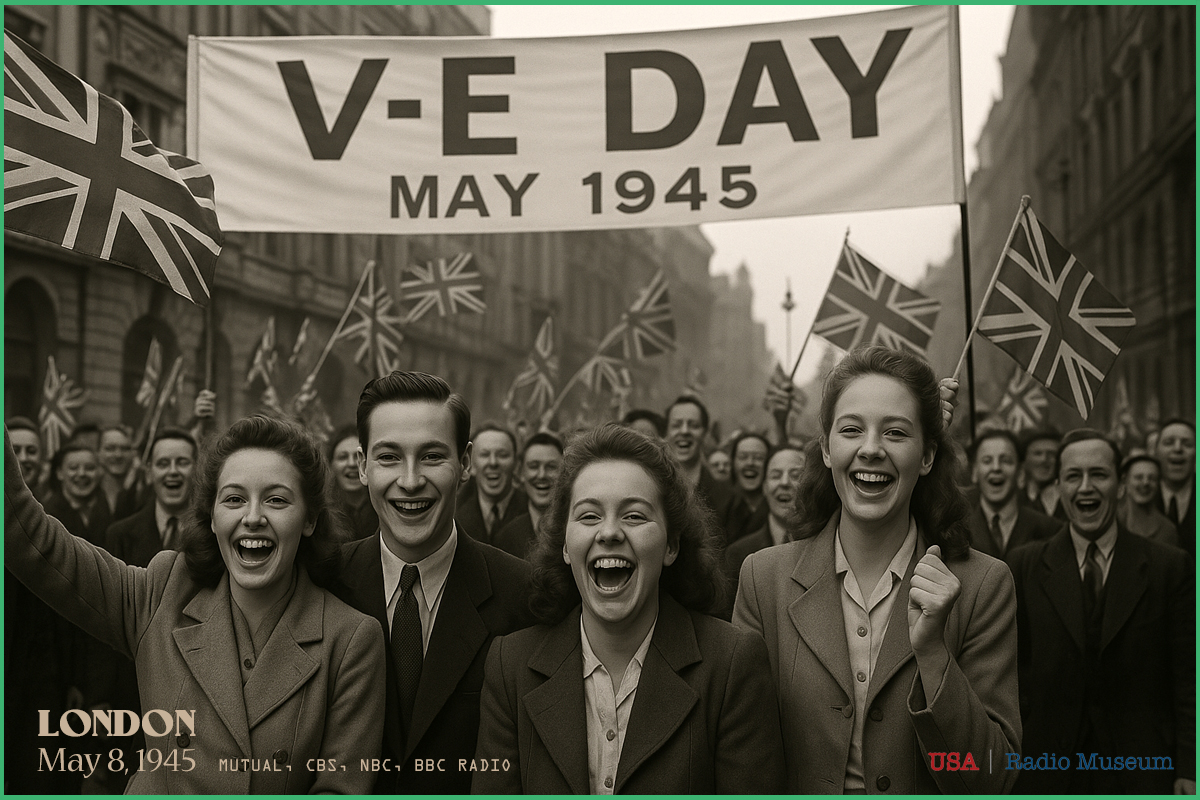 ‘VE Day’ . . . May 8, 1945: When Radio and the World Took a Collective Deep Breath