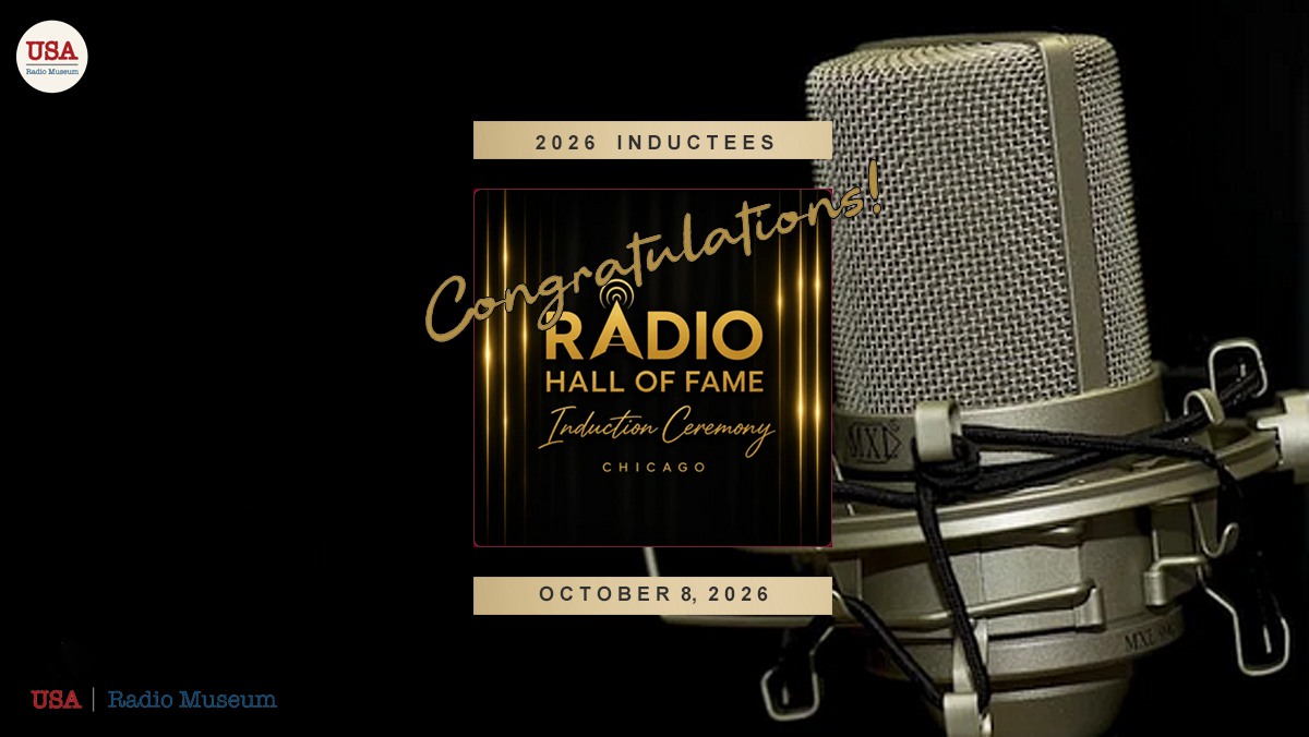 Congratulations! Saluting the 2026 Radio Hall of Fame Inductees