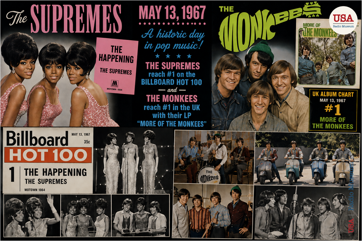 MAY 13, 1967: Day When the Supremes and the Monkees Ruled the Airwaves