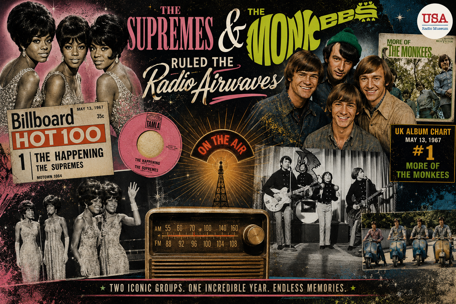MAY 13, 1967: Day When the Supremes and the Monkees Ruled the Airwaves