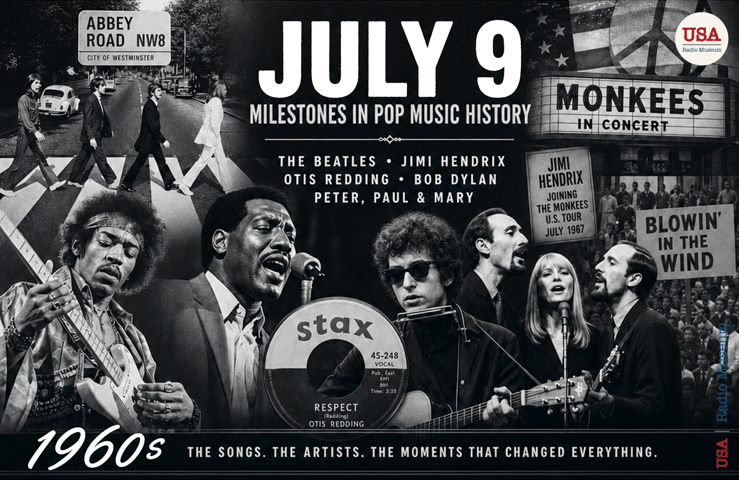 This Day’s Milestones in 60’s Pop Music History — July 9