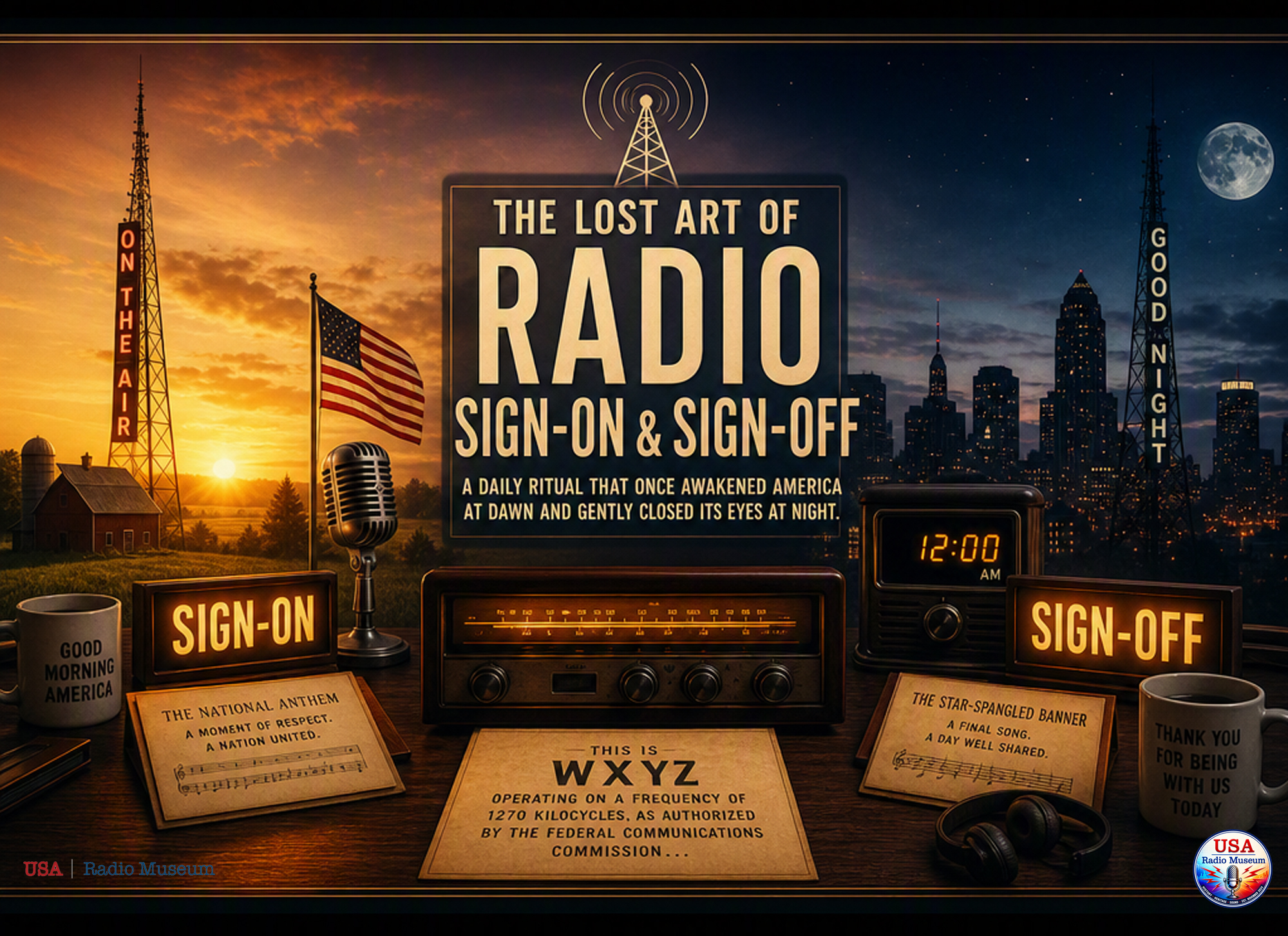 Once Heard in Broadcasting: The Lost Art of Radio Sign‑On and Sign‑Off